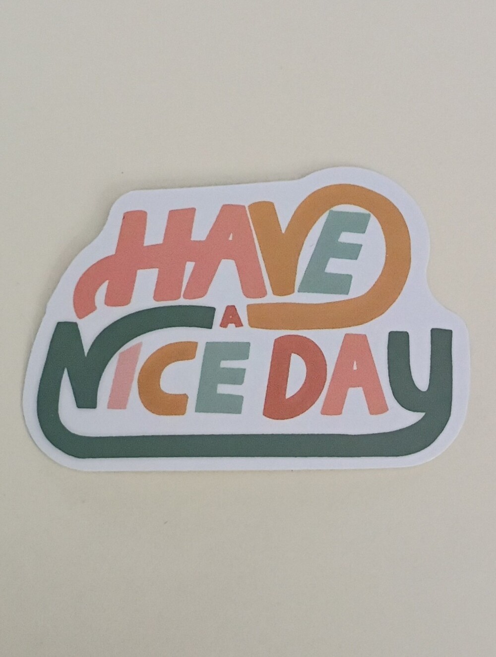 10/$10 Stickers - Have A Nice Day - Multicolored Text